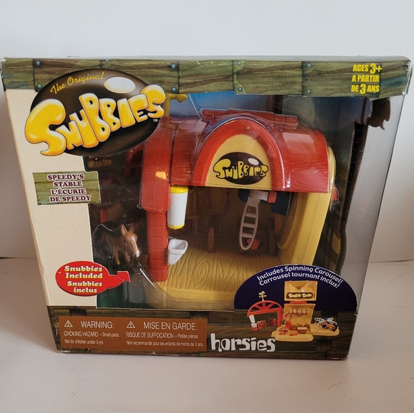 Original Snubbies Playset Speedys Stable New in Box Vintage Y2K Toy Quest - Picture 3 of 9